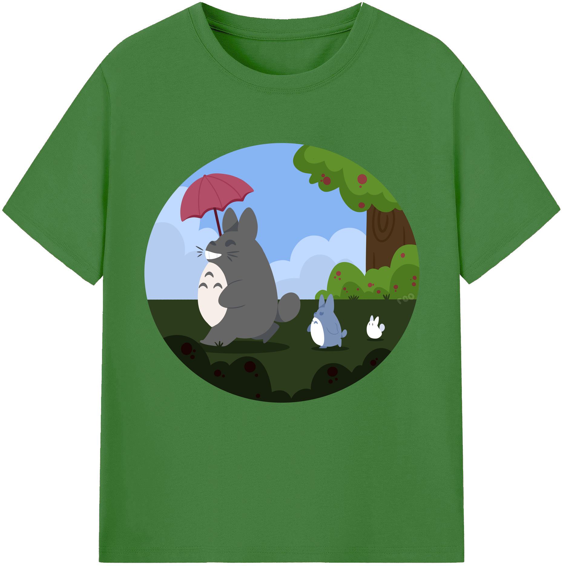 （画像用） となりのトトロ 草壁メイ 草壁サツキ My Neighbor Totoro Satsuki Kusakabe Mei Kusakabe レディースカジュアルプリントTシャツ（綿100％）